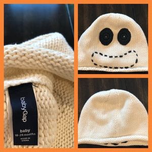 Ghost baby beanie